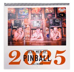 'The Sexy Men of Pinball 2025 Calendar